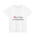 T-shirt Ich liebe die Kirchen von Argenteuil