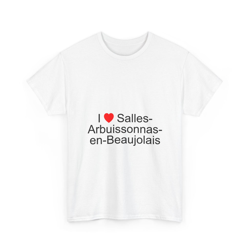 T-shirt I love salles-arbuissonnas-en-beaujolais