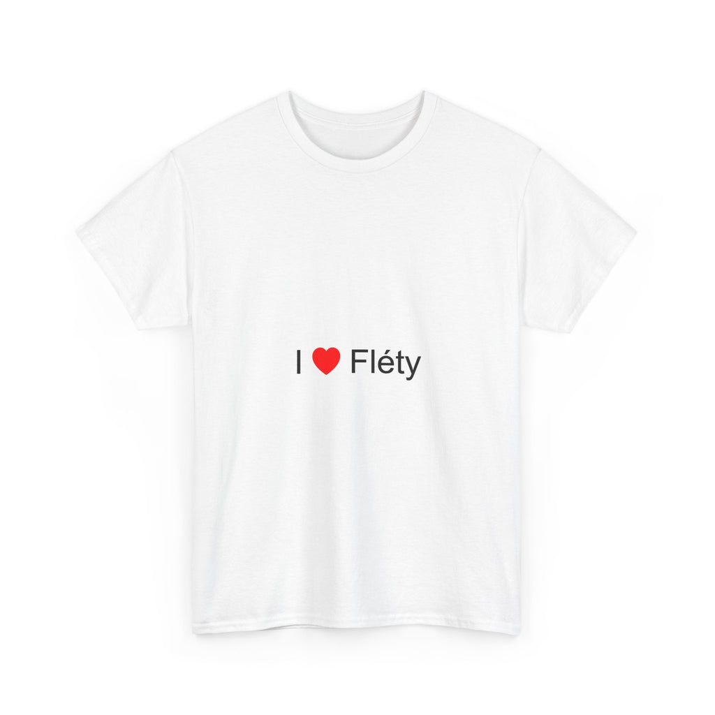 T-shirt I love fléty