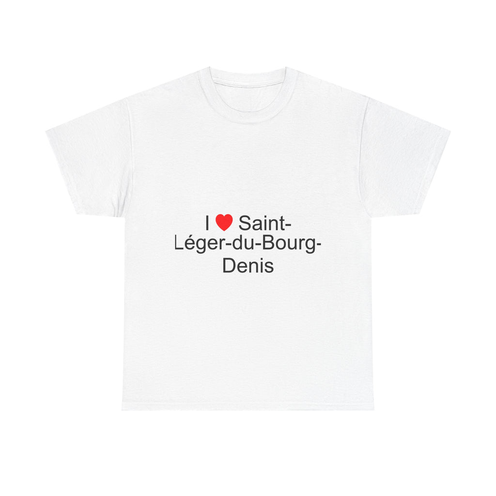 T-shirt I love saint-léger-du-bourg-denis