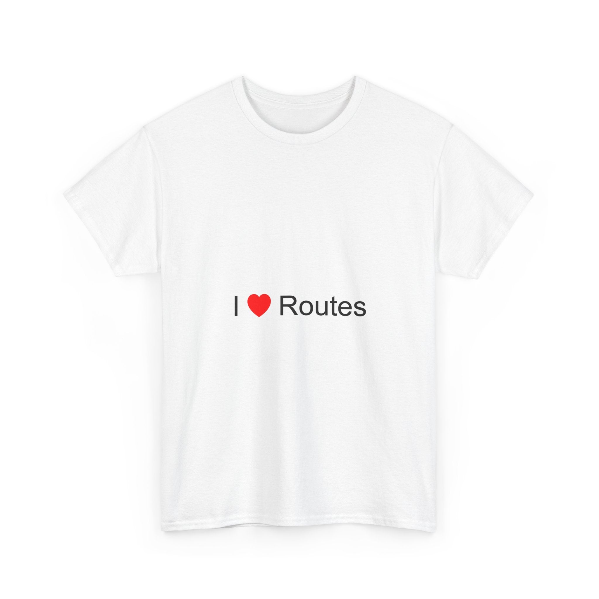 T-shirt I love routes