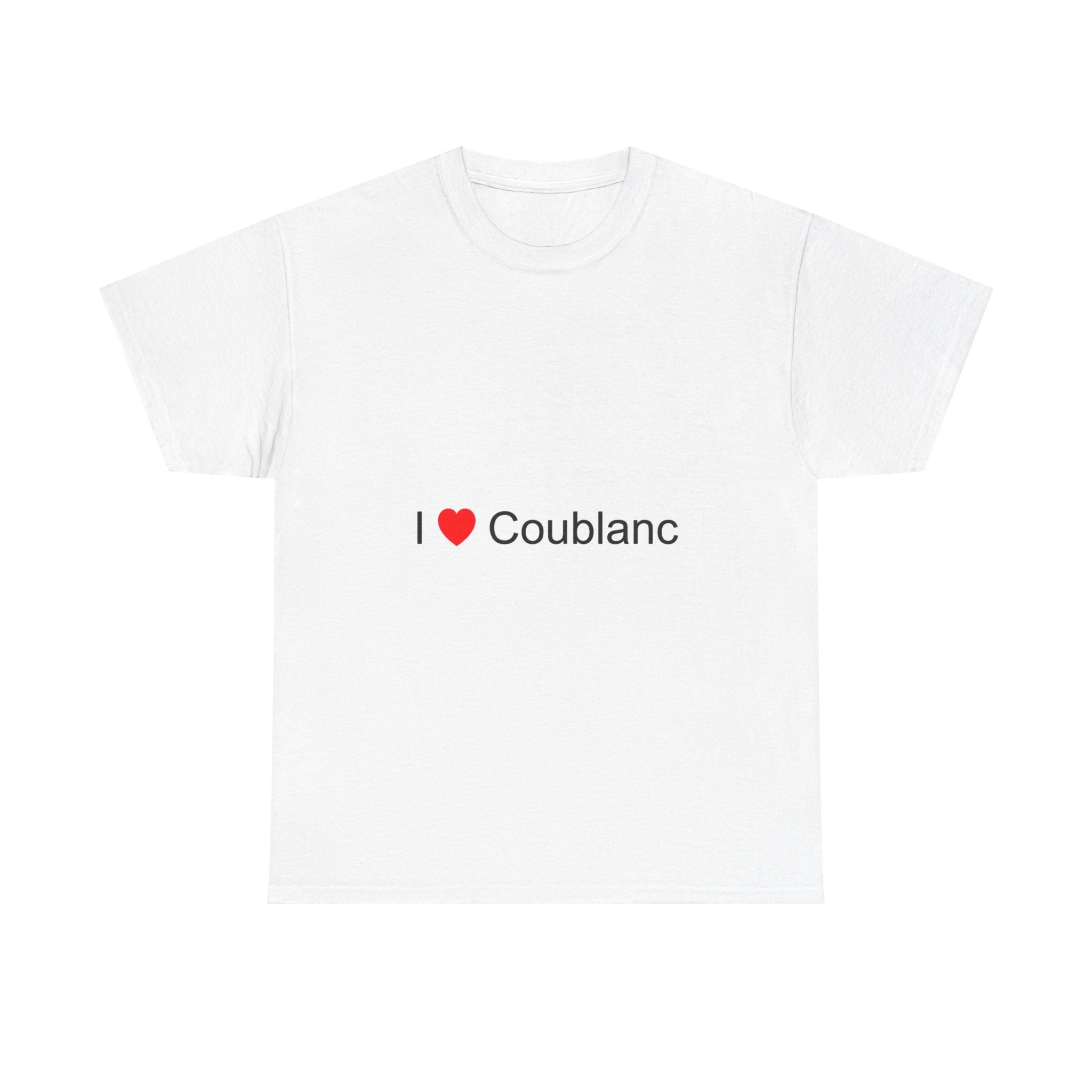 T-shirt I love coublanc