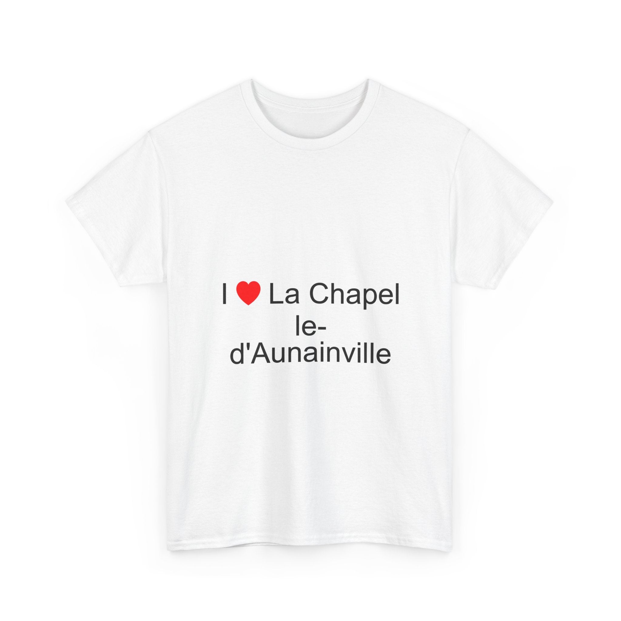 T-shirt I love la chapelle-d'aunainville