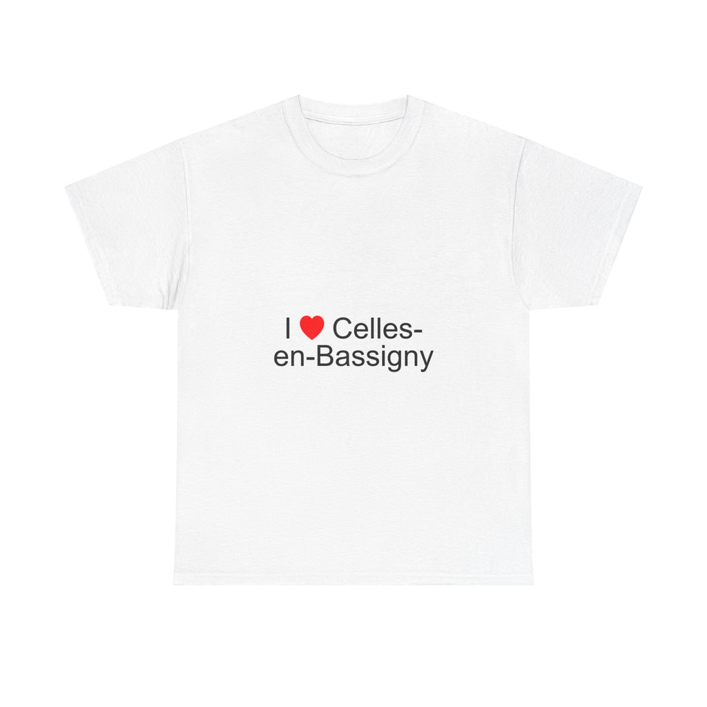 T-shirt I love celles-en-bassigny