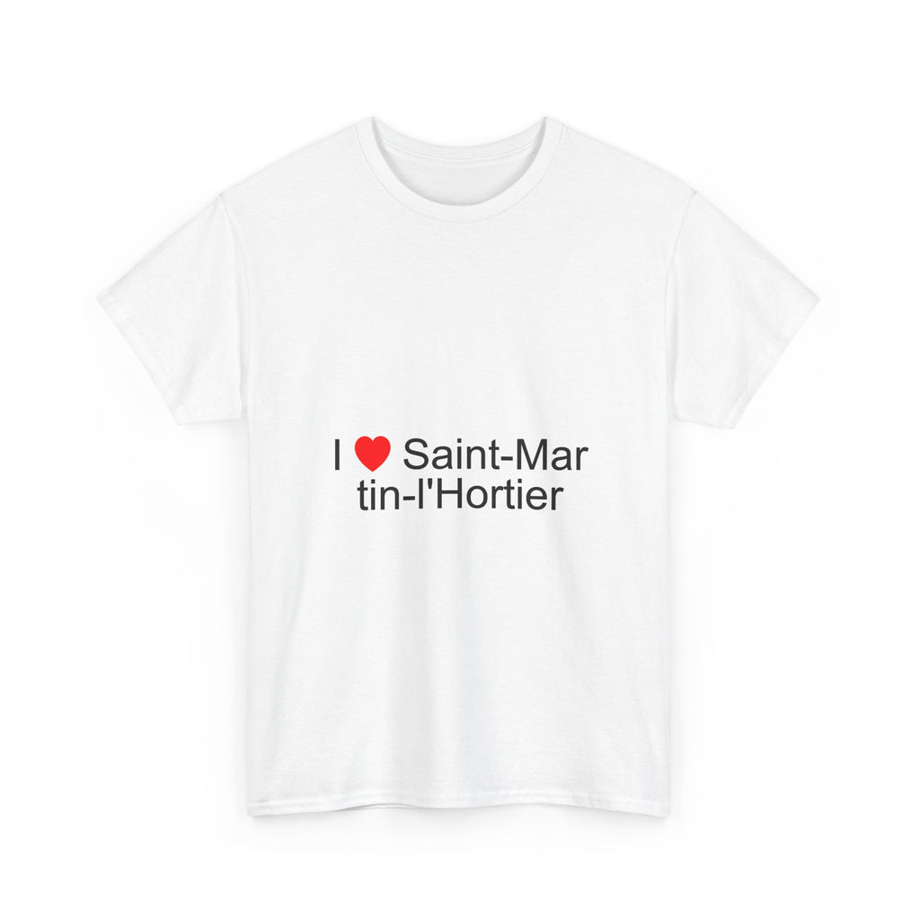 T-shirt I love saint-martin-l'hortier