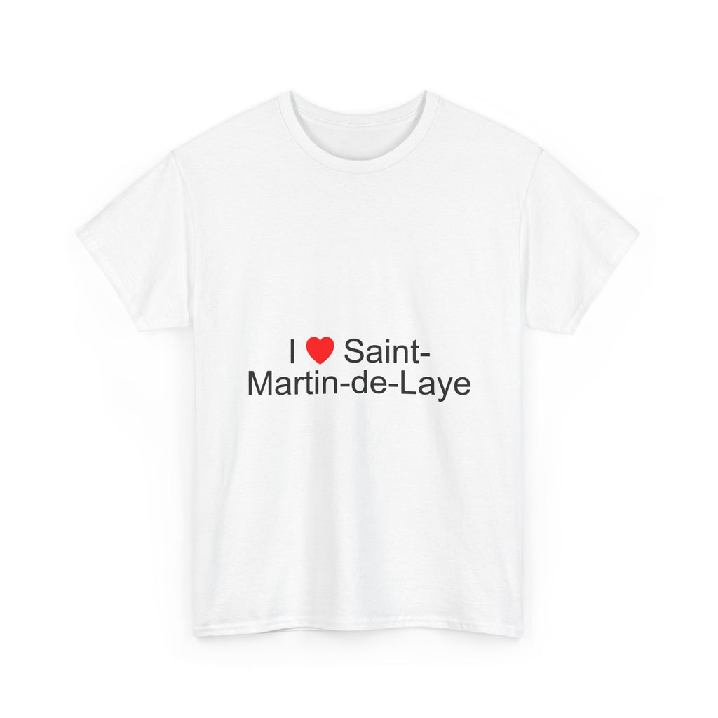 T-shirt I love saint-martin-de-laye