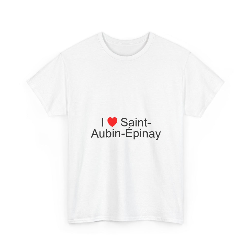T-shirt I love saint-aubin-épinay
