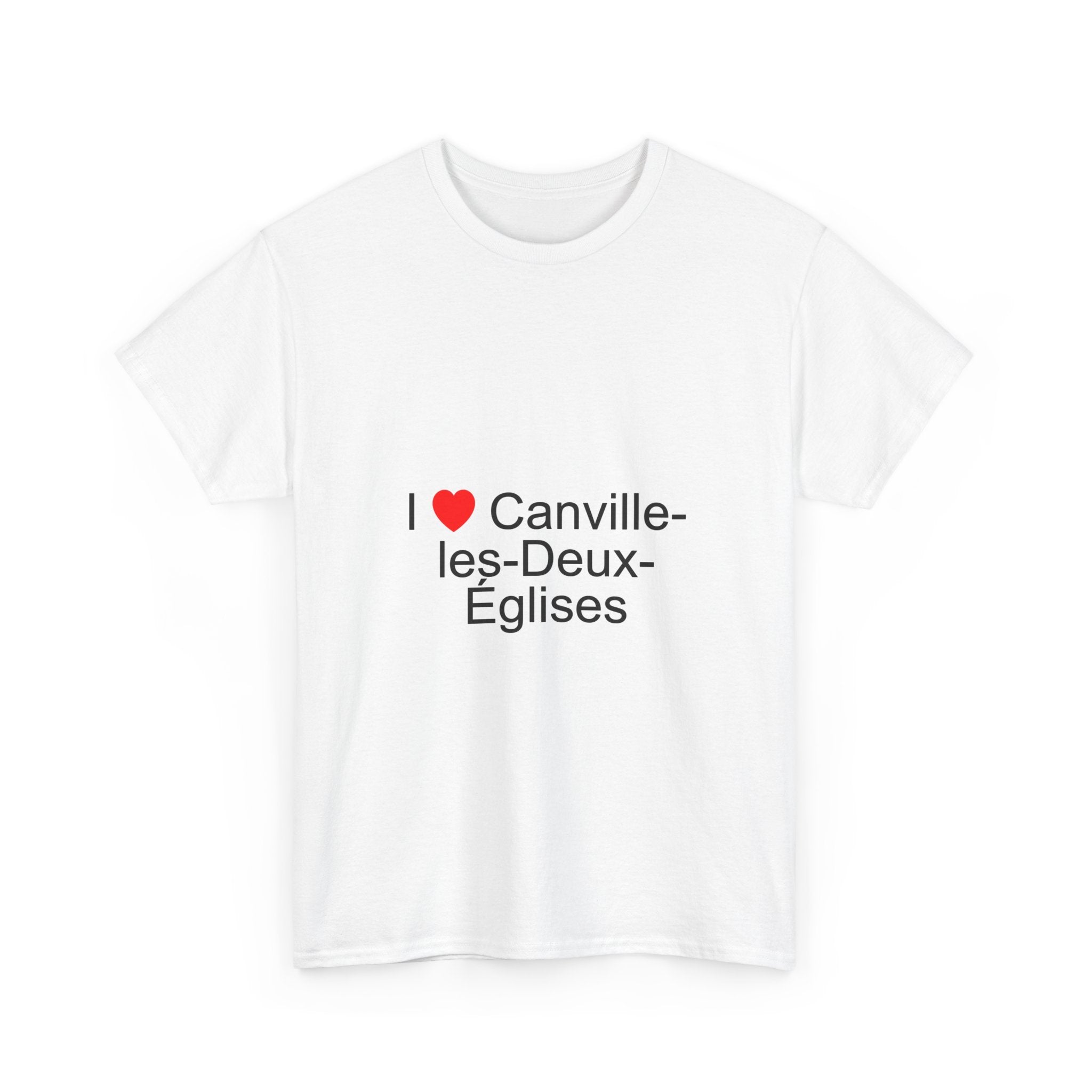 T-shirt I love canville-les-deux-églises