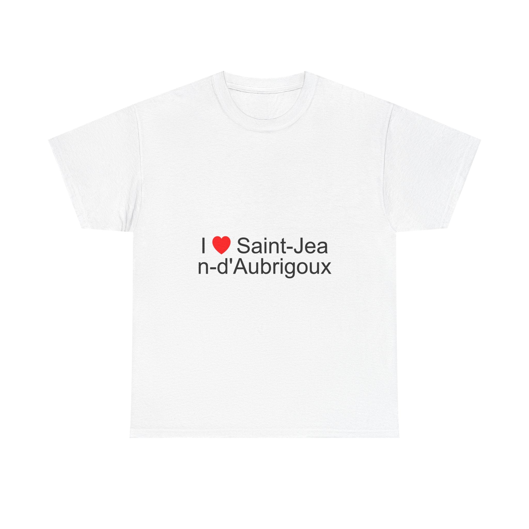 T-shirt I love saint-jean-d'aubrigoux