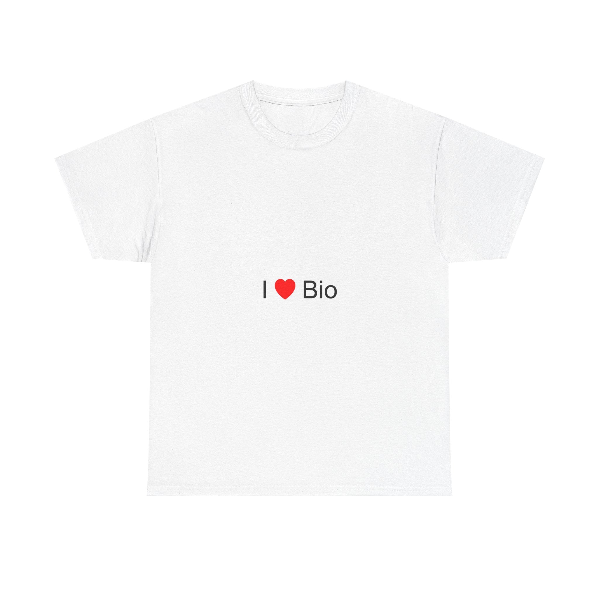 T-shirt I love bio