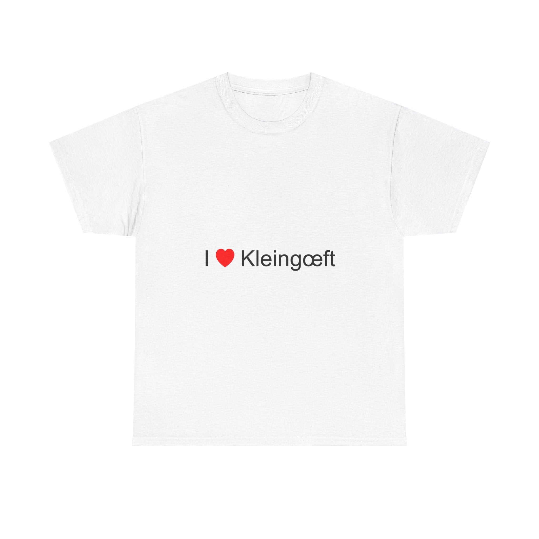 T-shirt I love kleingœft