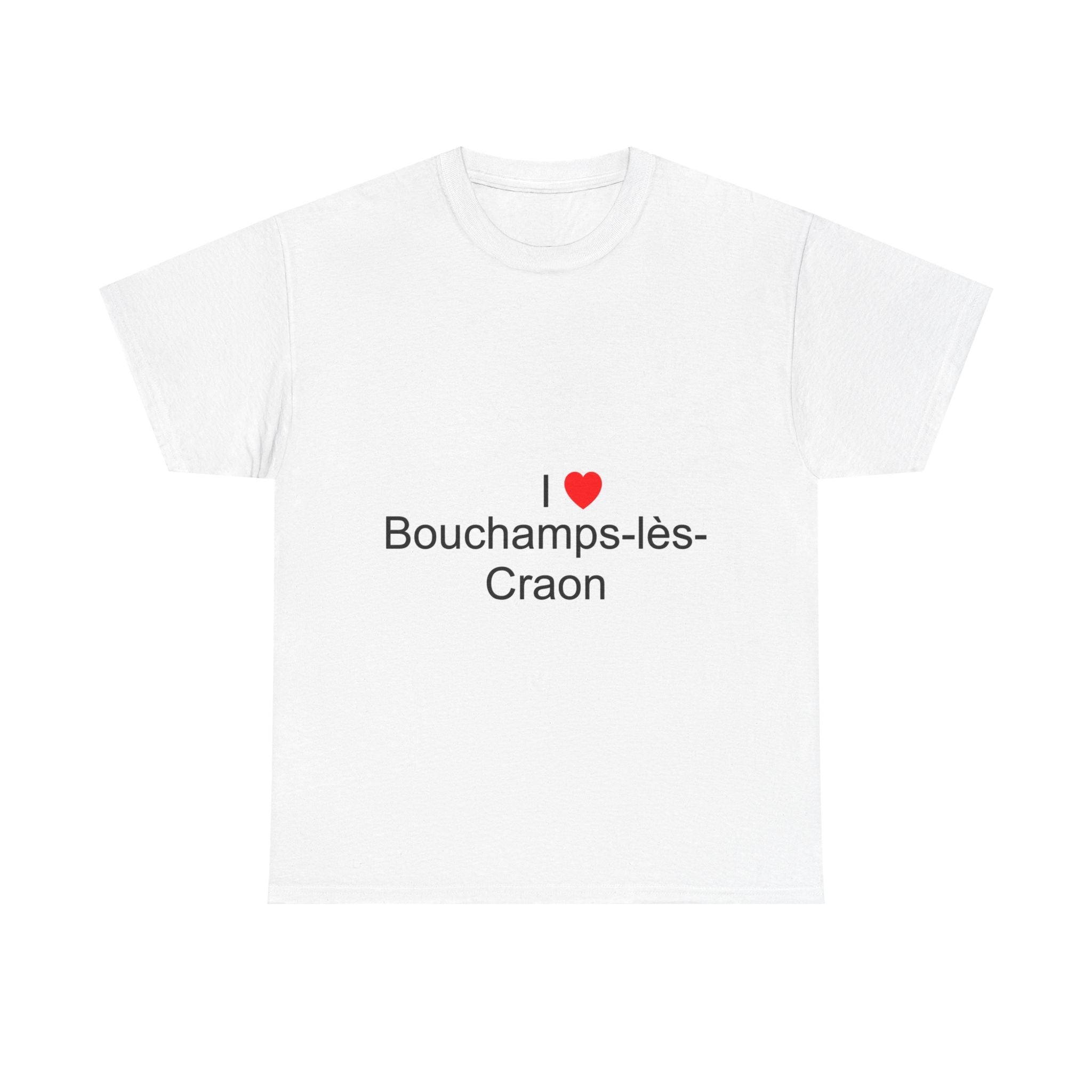 T-shirt I love bouchamps-lès-craon