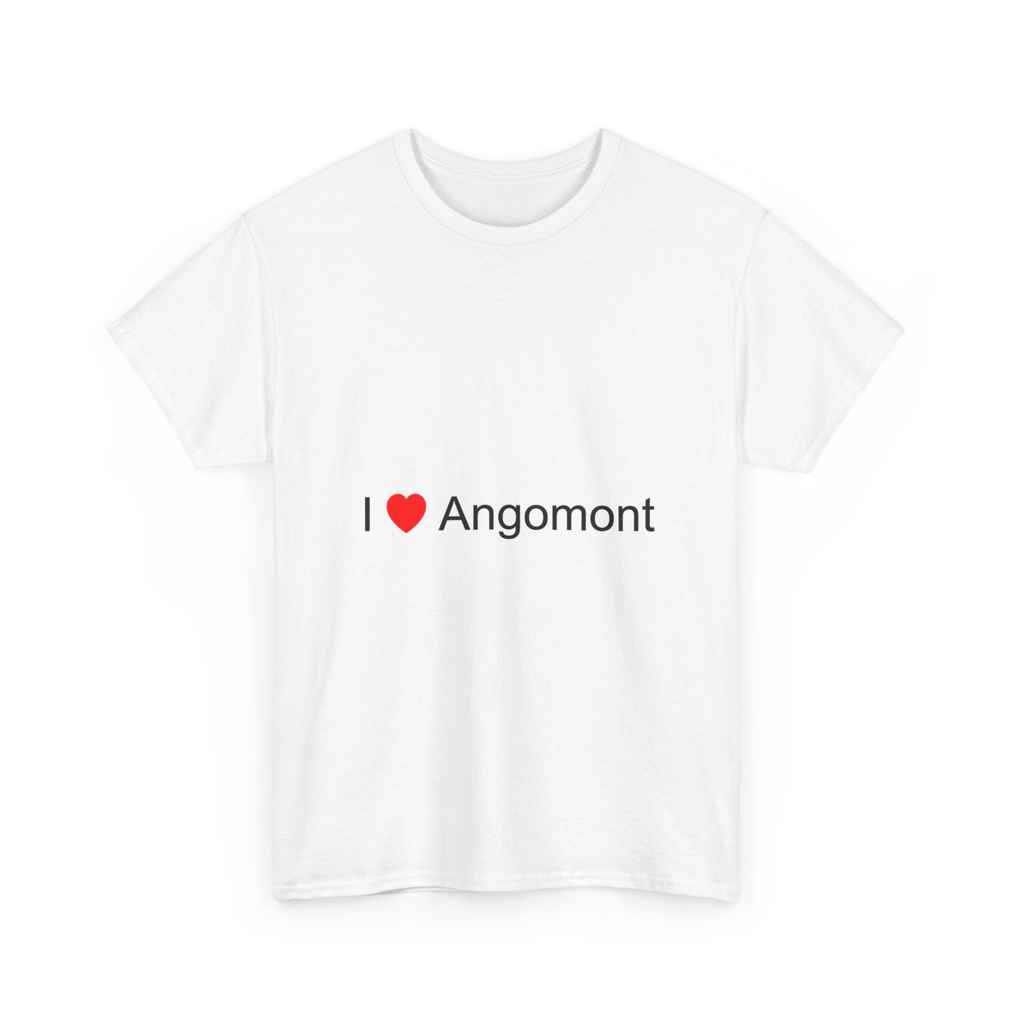 T-shirt I love angomont