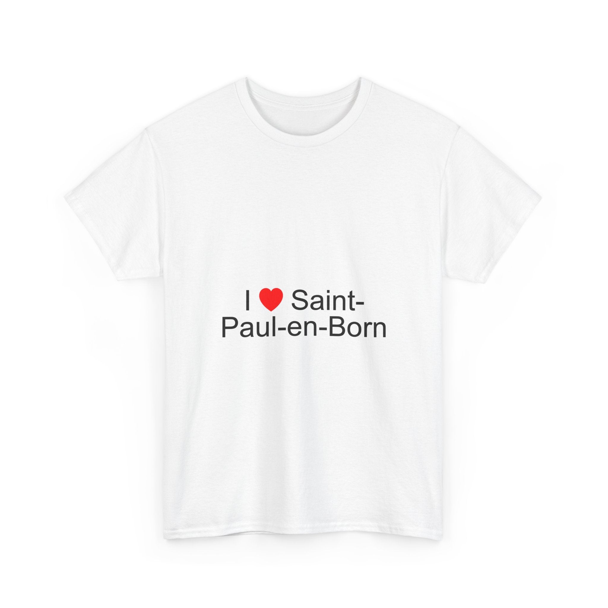 T-shirt I love saint-paul-en-born