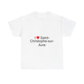 T-shirt I love saint-christophe-sur-avre