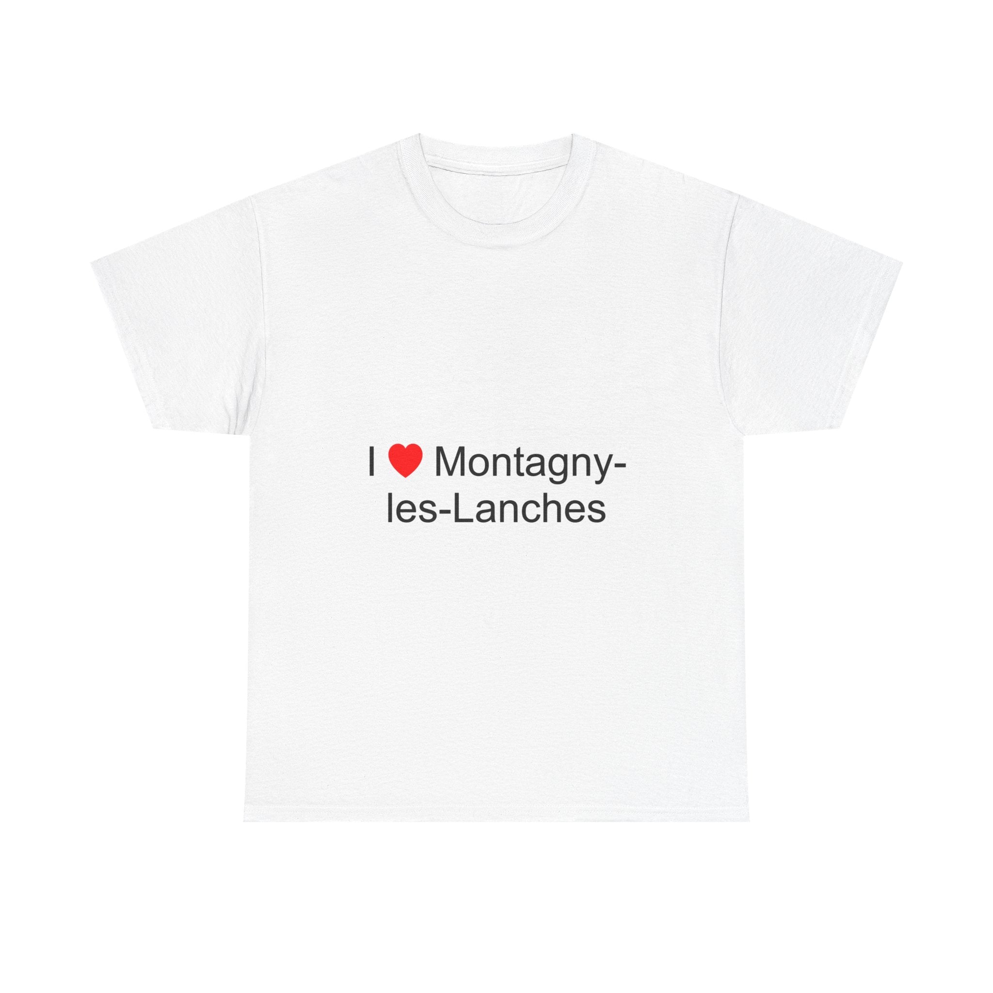 T-shirt I love montagny-les-lanches