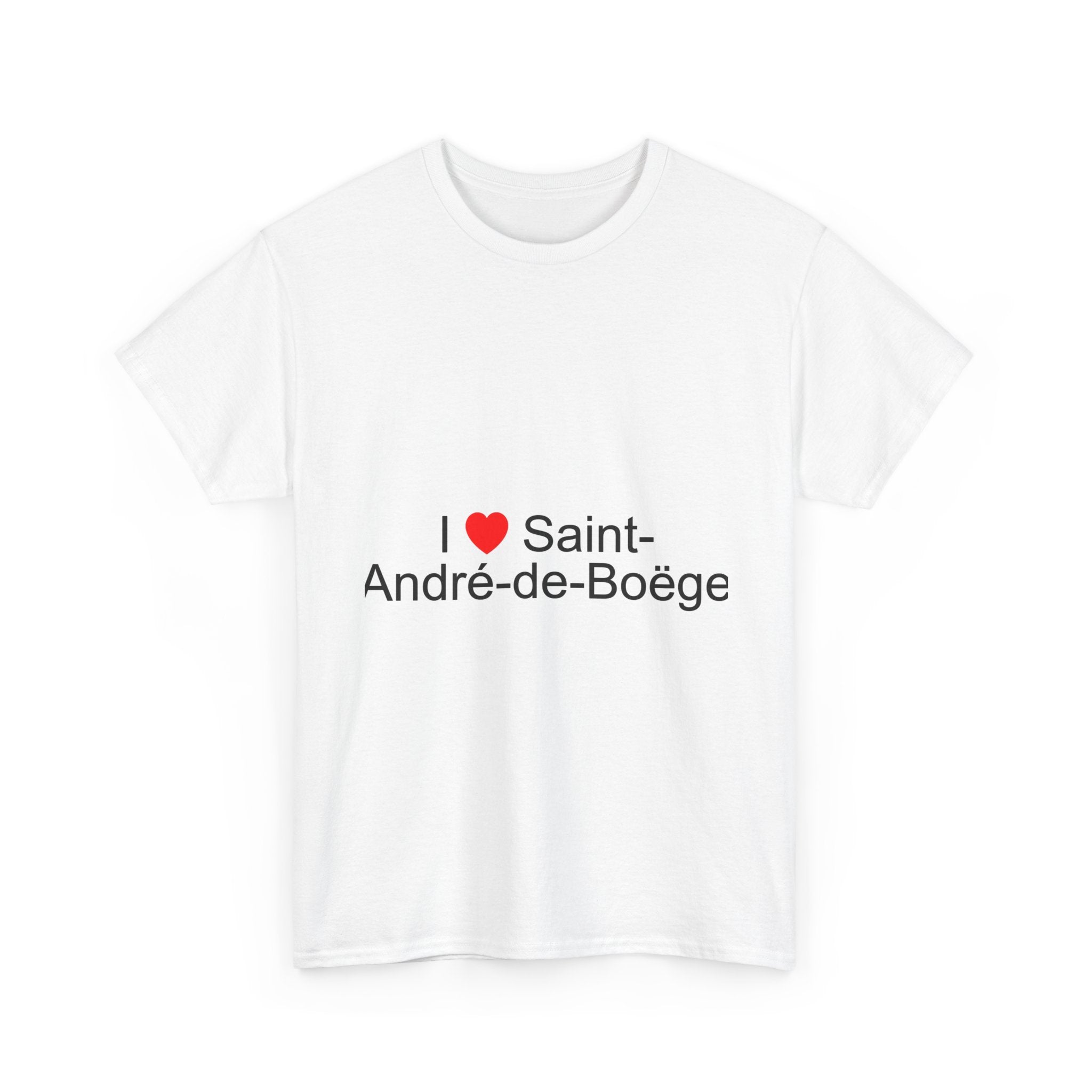 T-shirt I love saint-andré-de-boëge