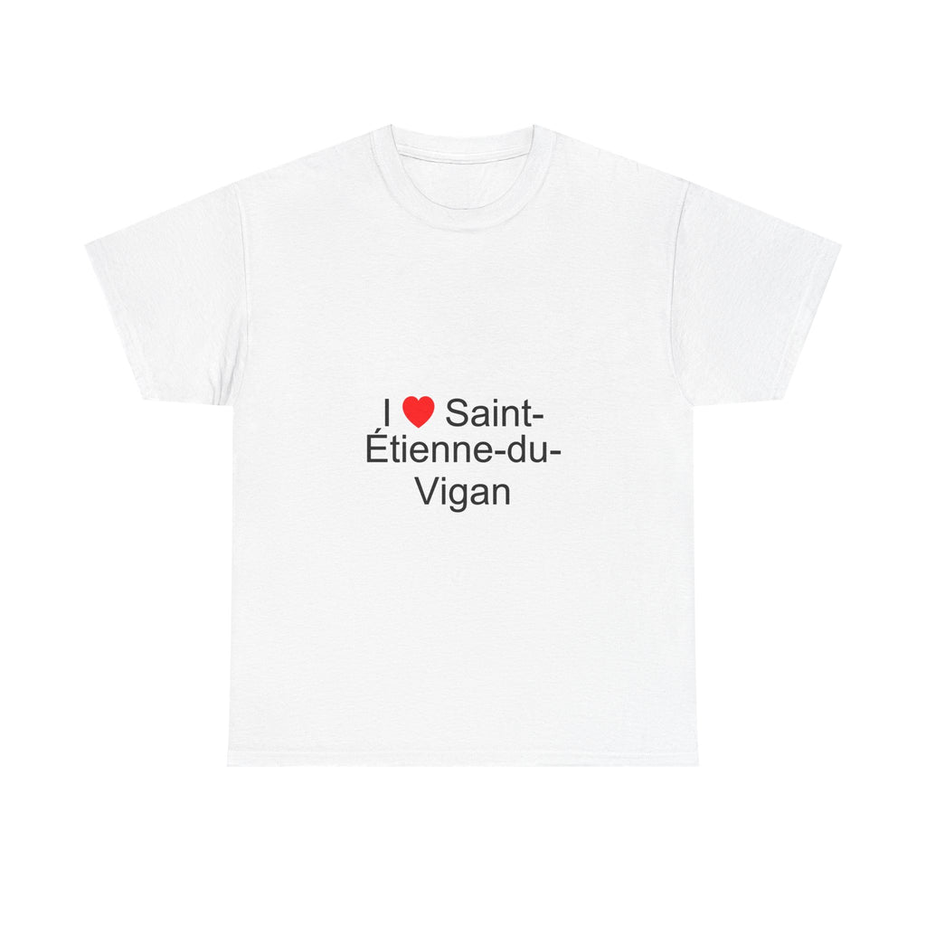 T-shirt I love saint-étienne-du-vigan