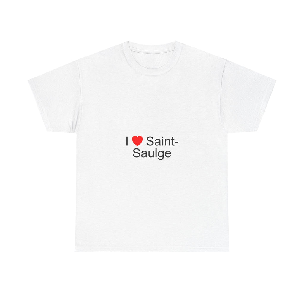 T-shirt I love saint-saulge