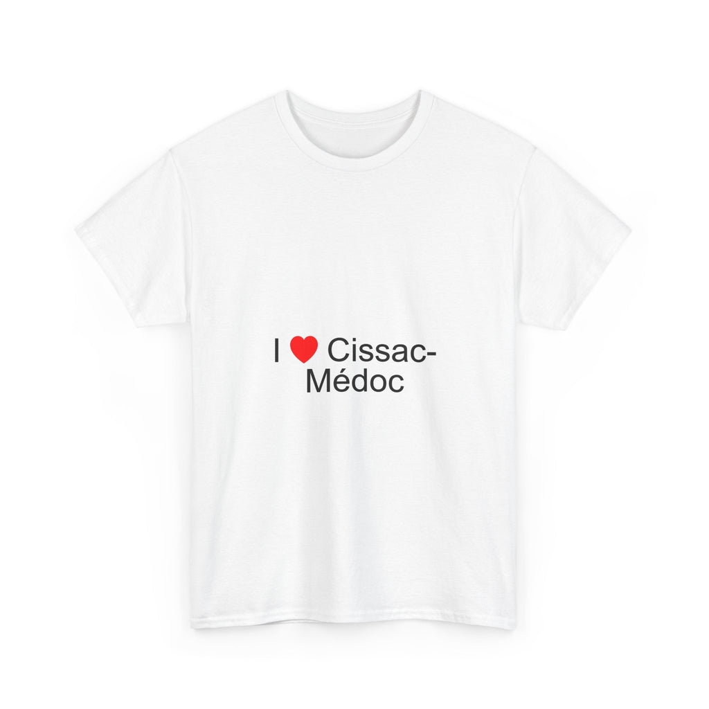 T-shirt I love cissac-médoc