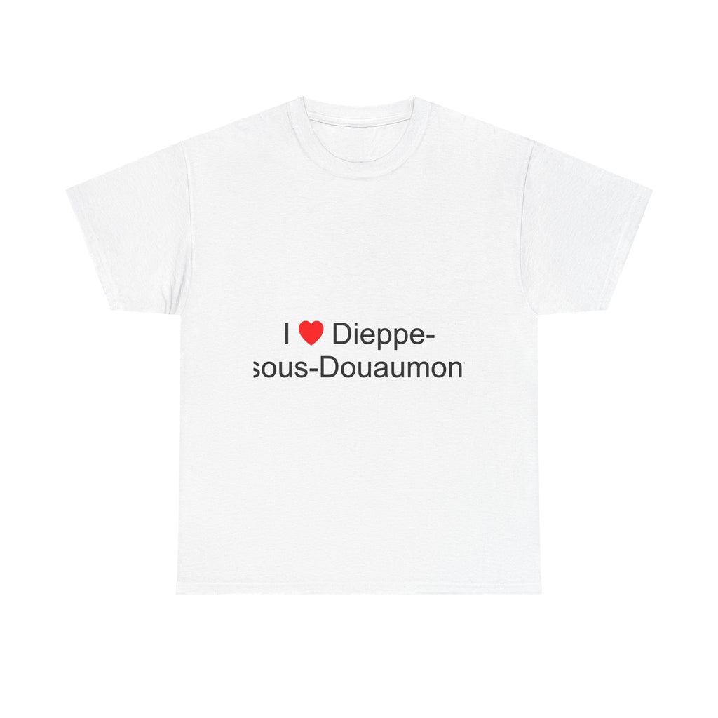T-shirt I love dieppe-sous-douaumont
