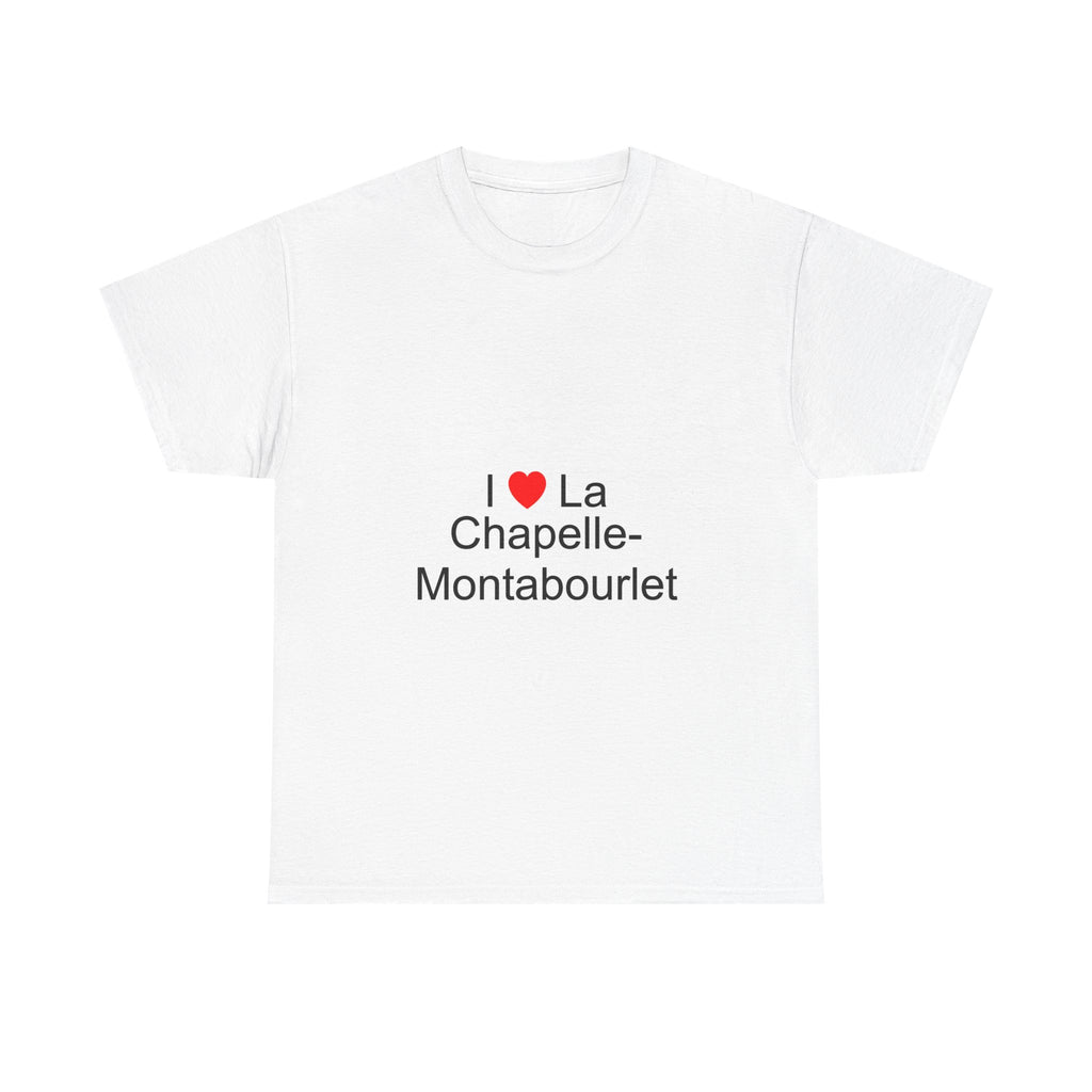 T-shirt I love la chapelle-montabourlet