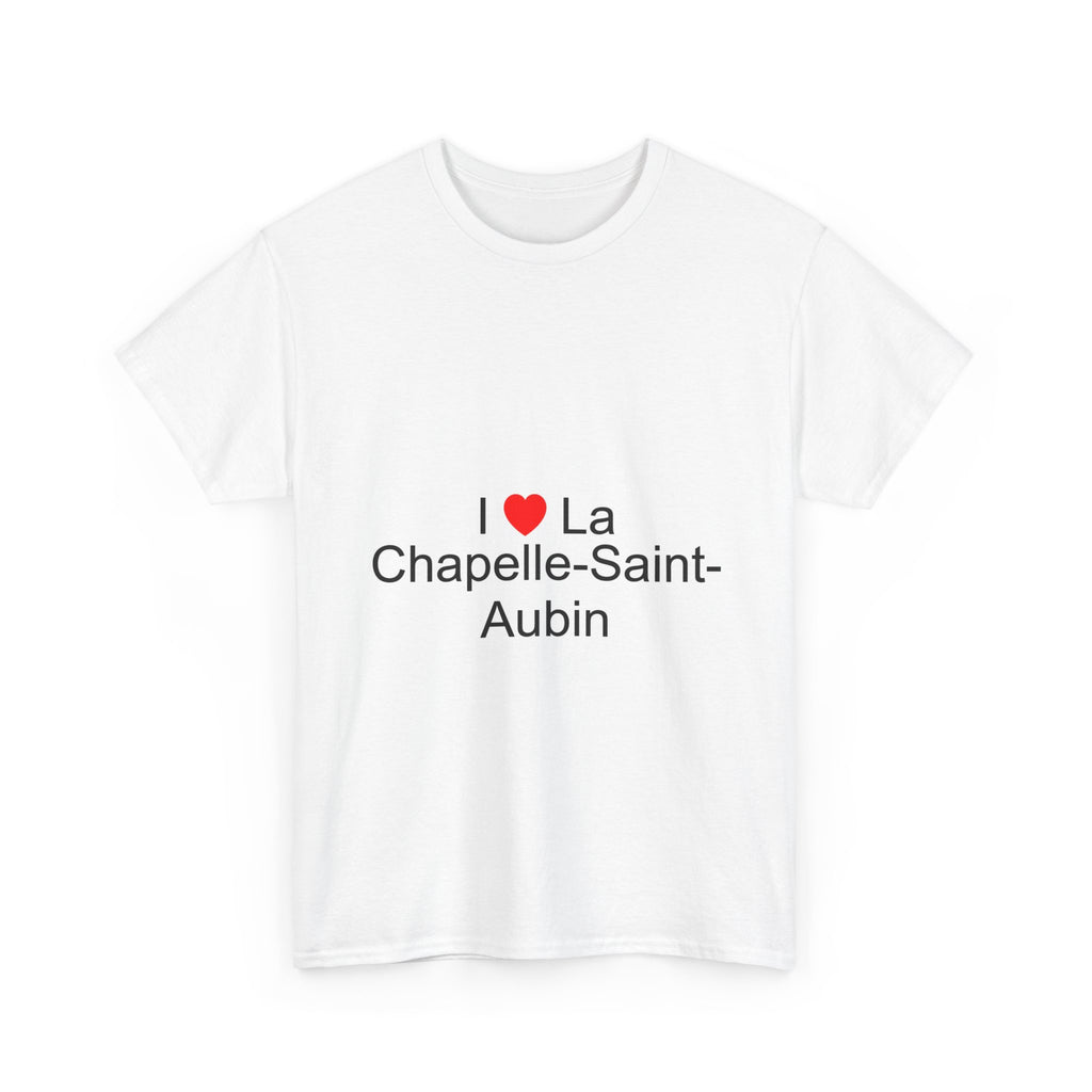 T-shirt I love la chapelle-saint-aubin