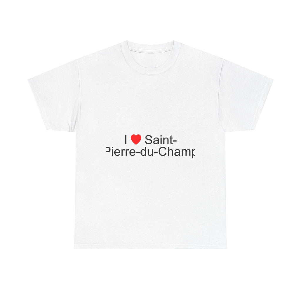 T-shirt I love saint-pierre-du-champ