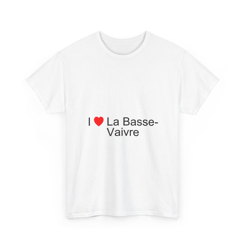 T-shirt I love la basse-vaivre