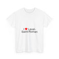 T-shirt I love Laval-Saint-Roman