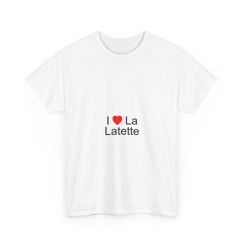T-shirt I love la latette