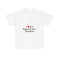 T-shirt I love la séauve-sur-semène