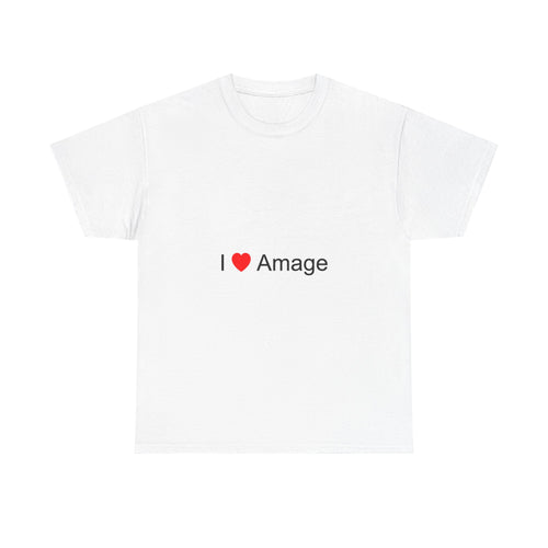 T-shirt I love amage