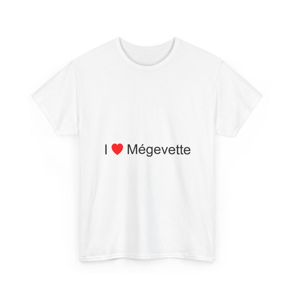 T-shirt I love mégevette