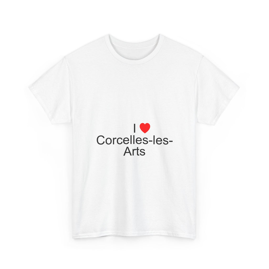 T-shirt I love corcelles-les-arts