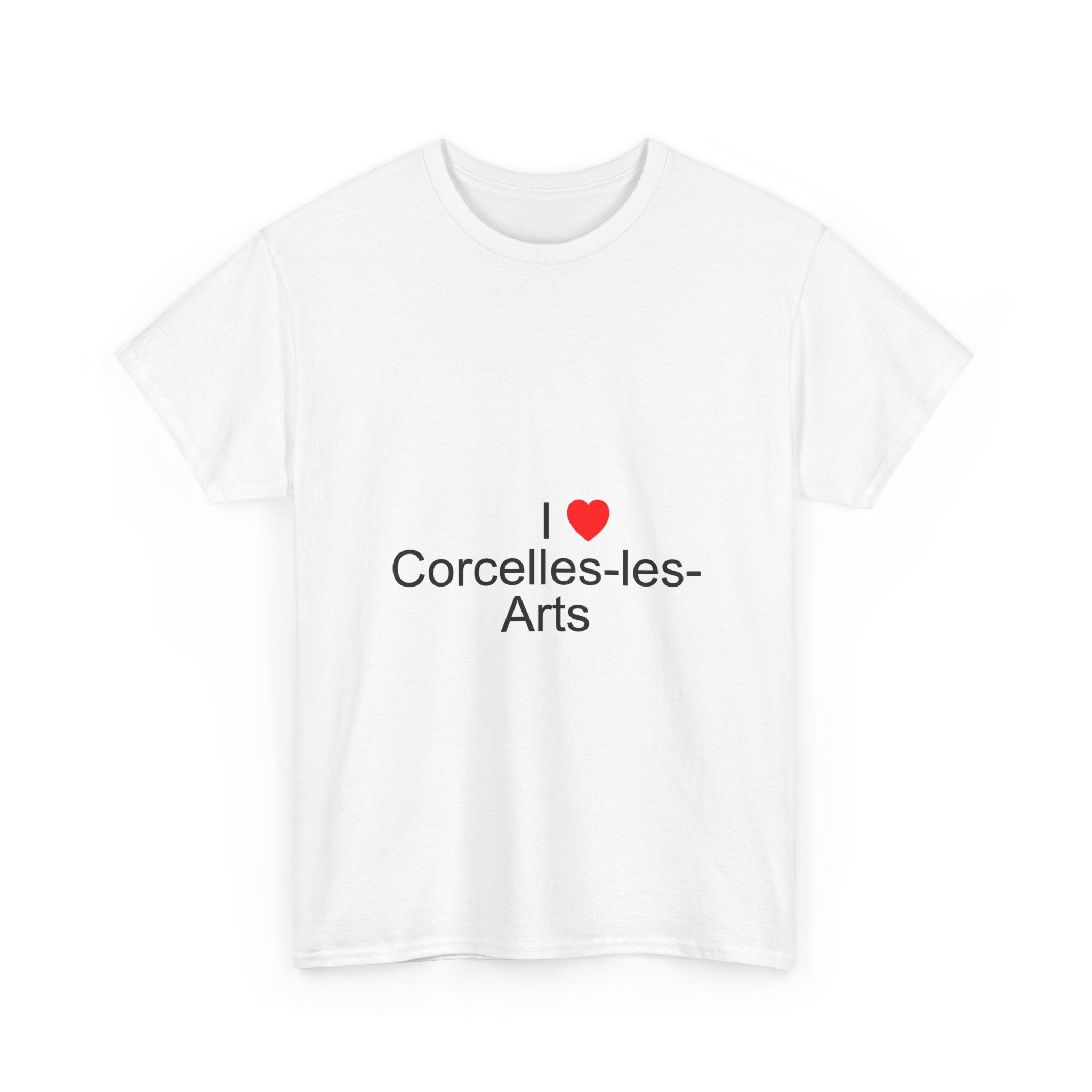 T-shirt I love corcelles-les-arts