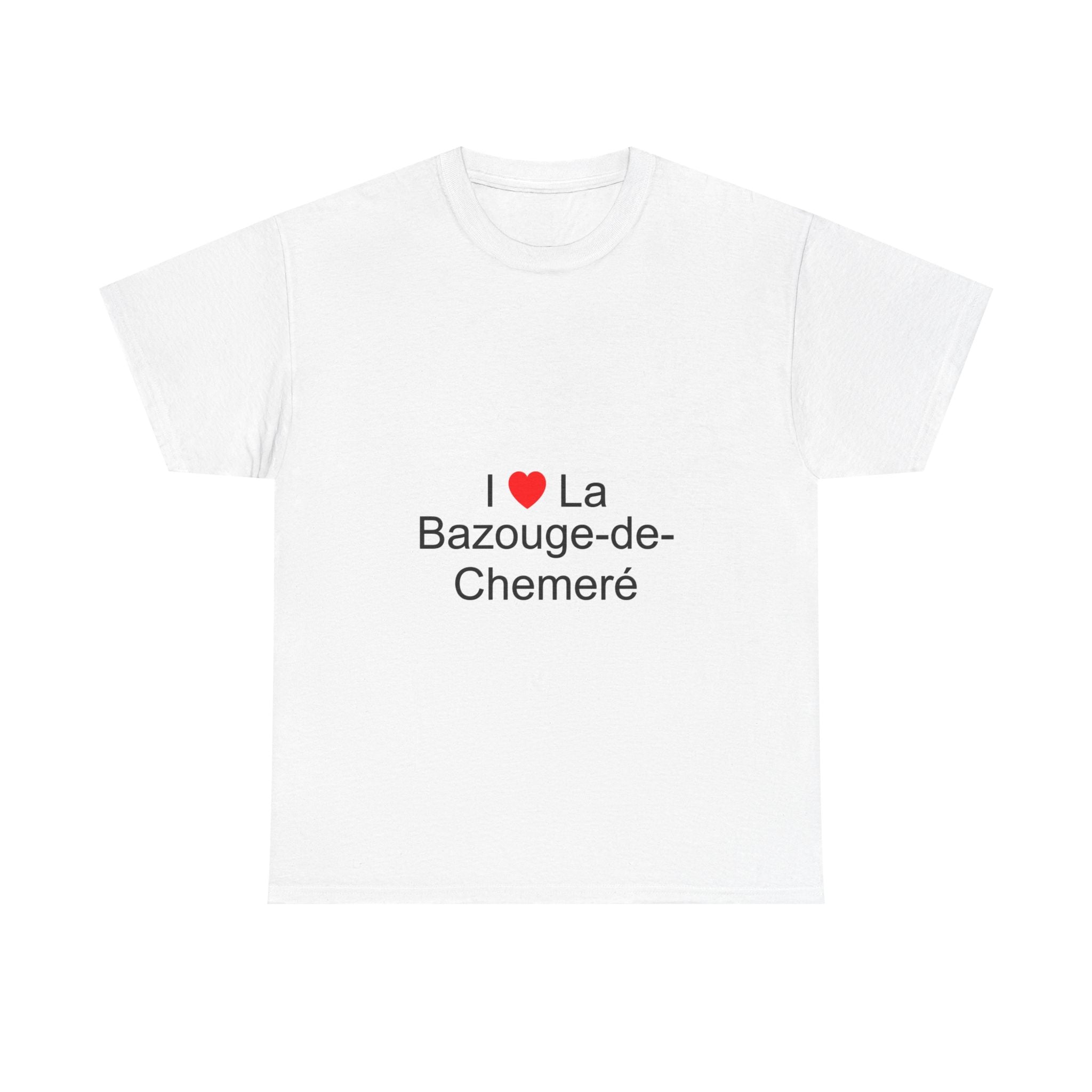 T-shirt I love la bazouge-de-chemeré