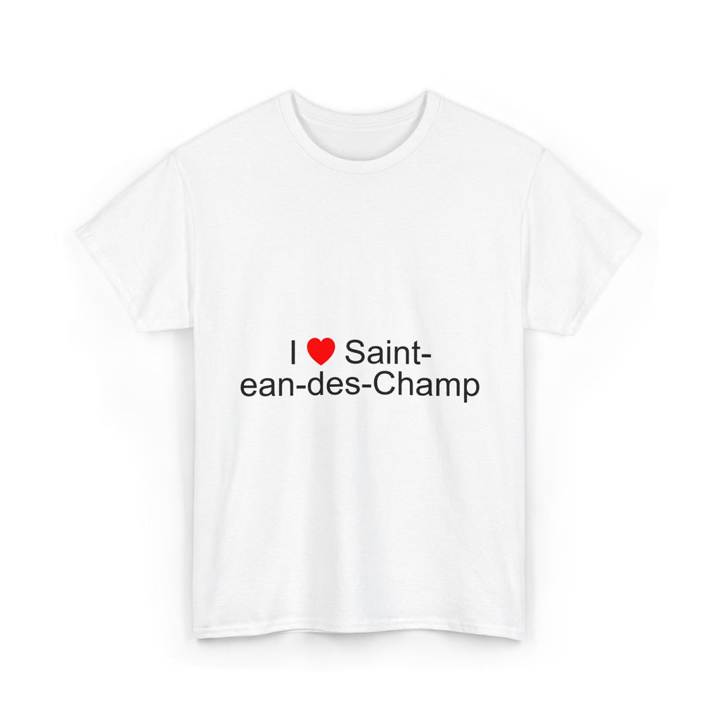 T-shirt I love saint-jean-des-champs