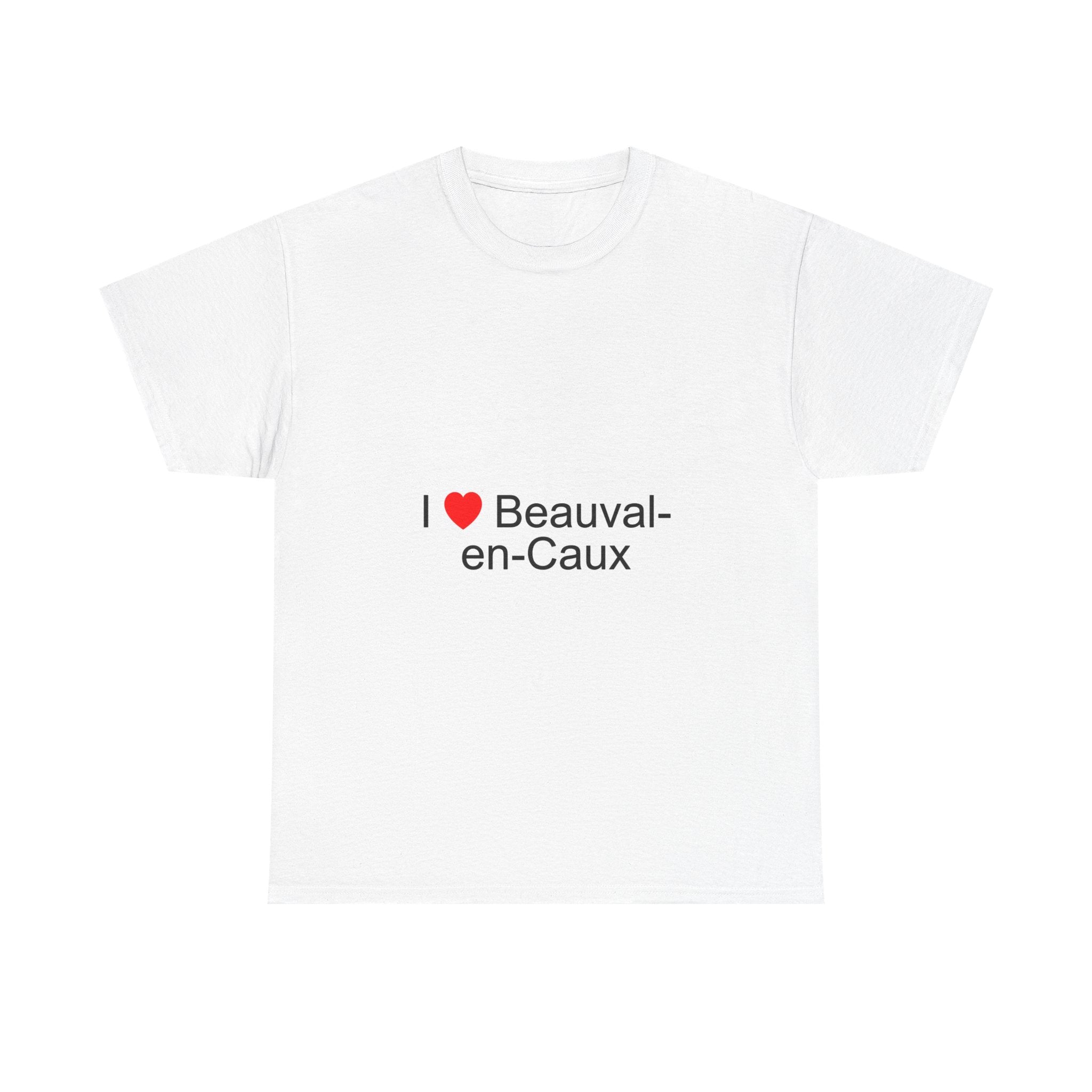 T-shirt I love beauval-en-caux