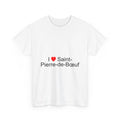 T-Shirt I love saint-pierre-de-bœuf