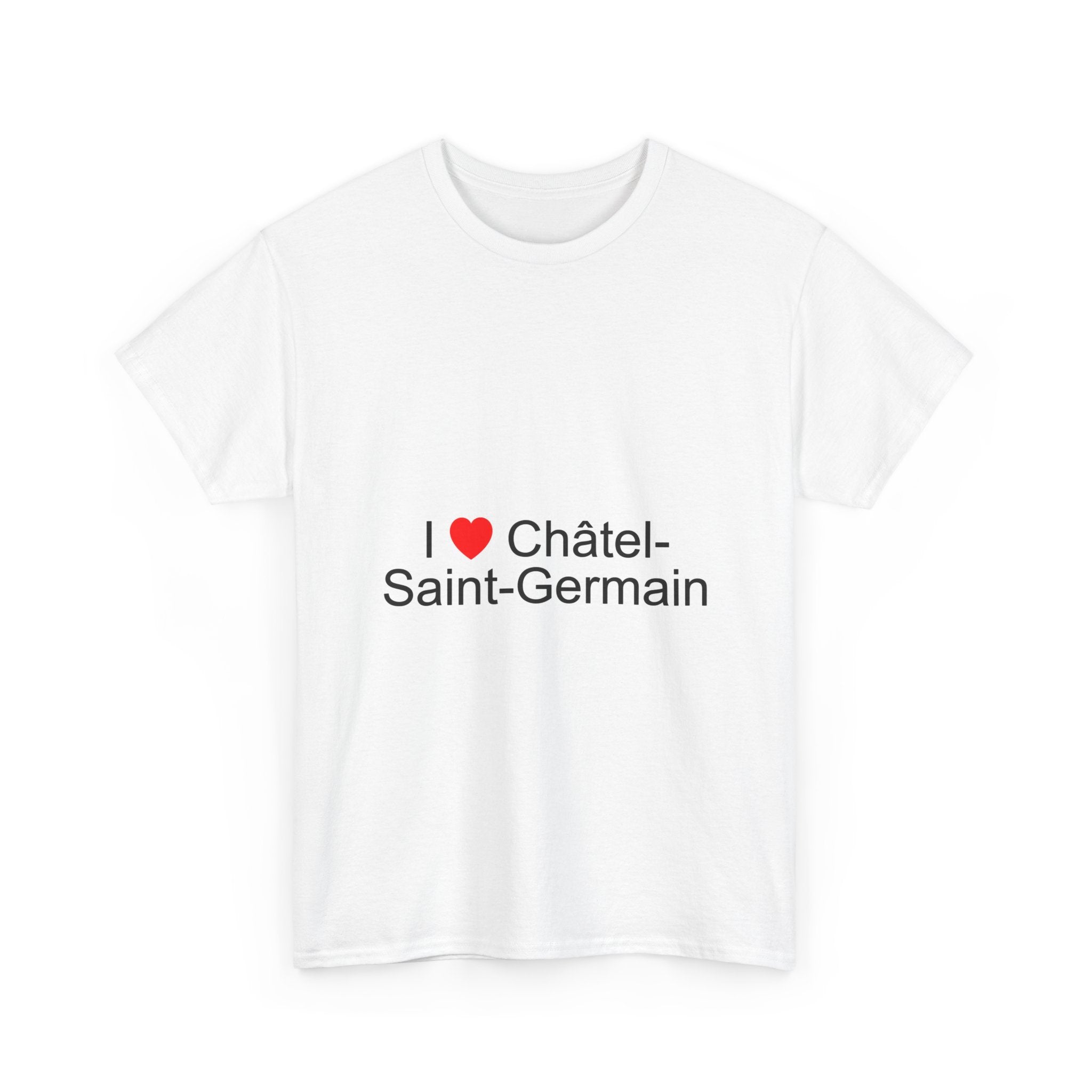 T-shirt I love châtel-saint-germain