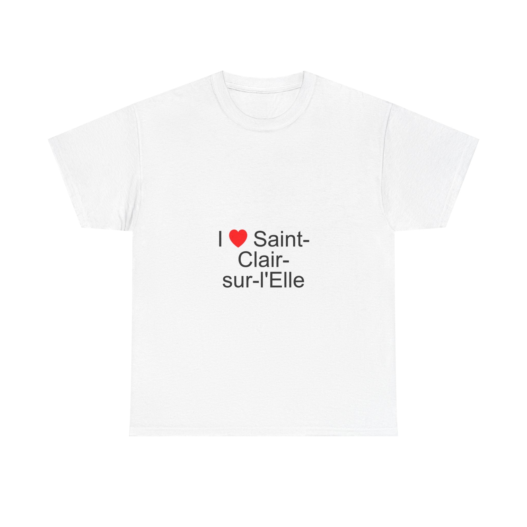 T-shirt I love saint-clair-sur-l'elle