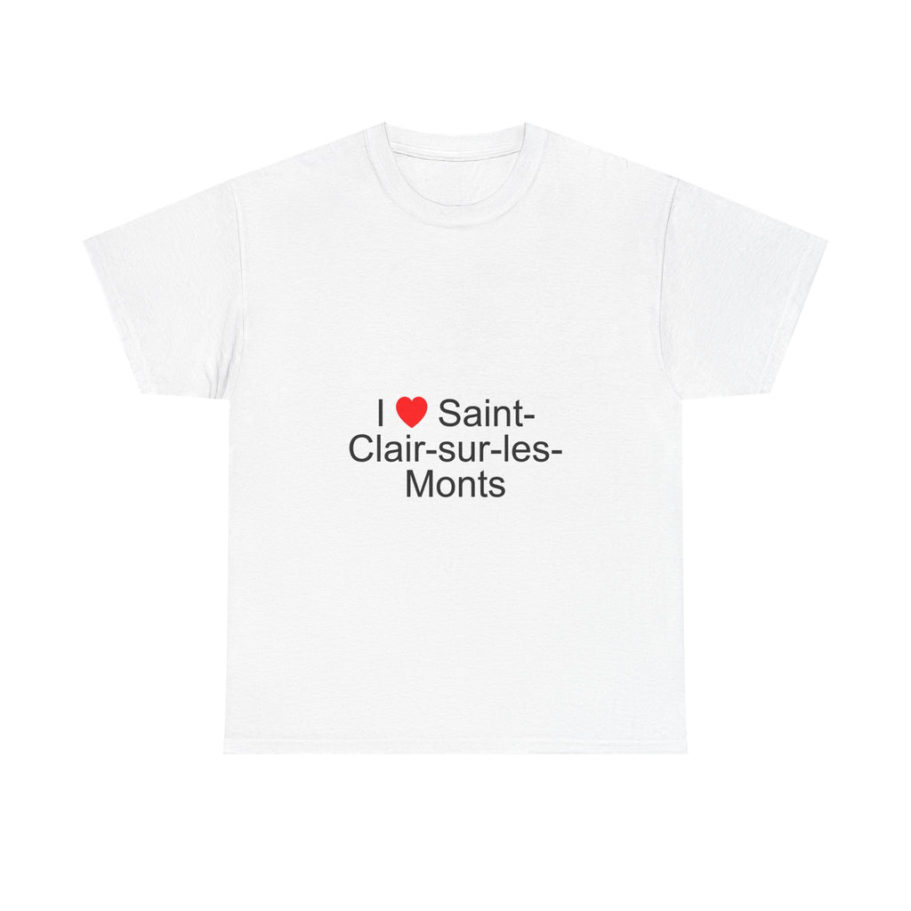 T-shirt I love saint-clair-sur-les-monts