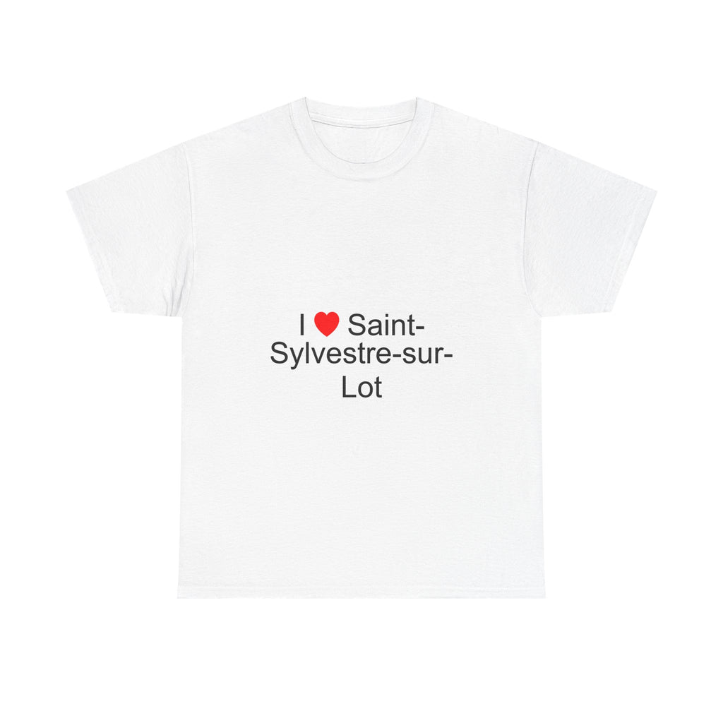 T-shirt I love saint-sylvestre-sur-lot