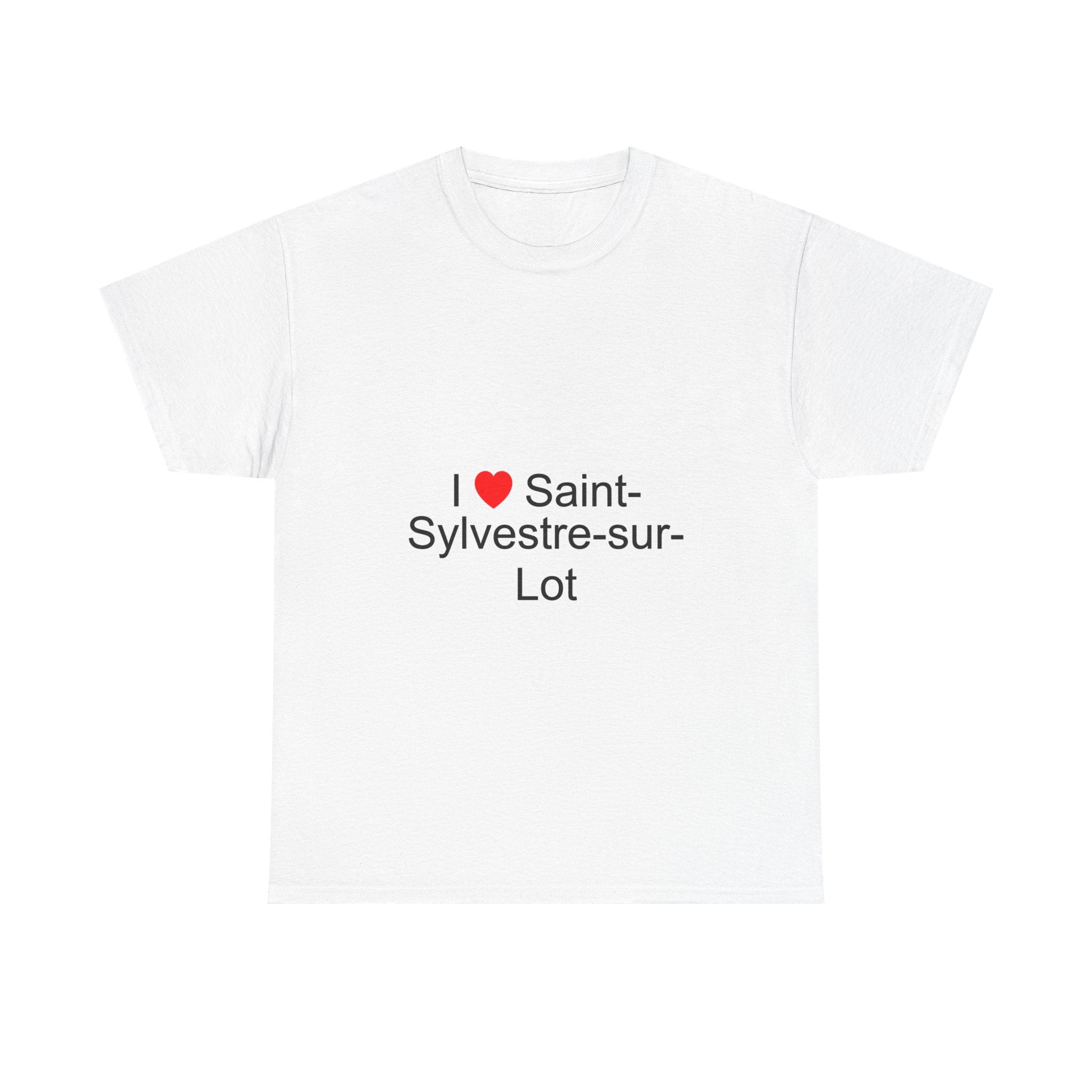 T-shirt I love saint-sylvestre-sur-lot