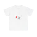T-shirt I love toury-lurcy