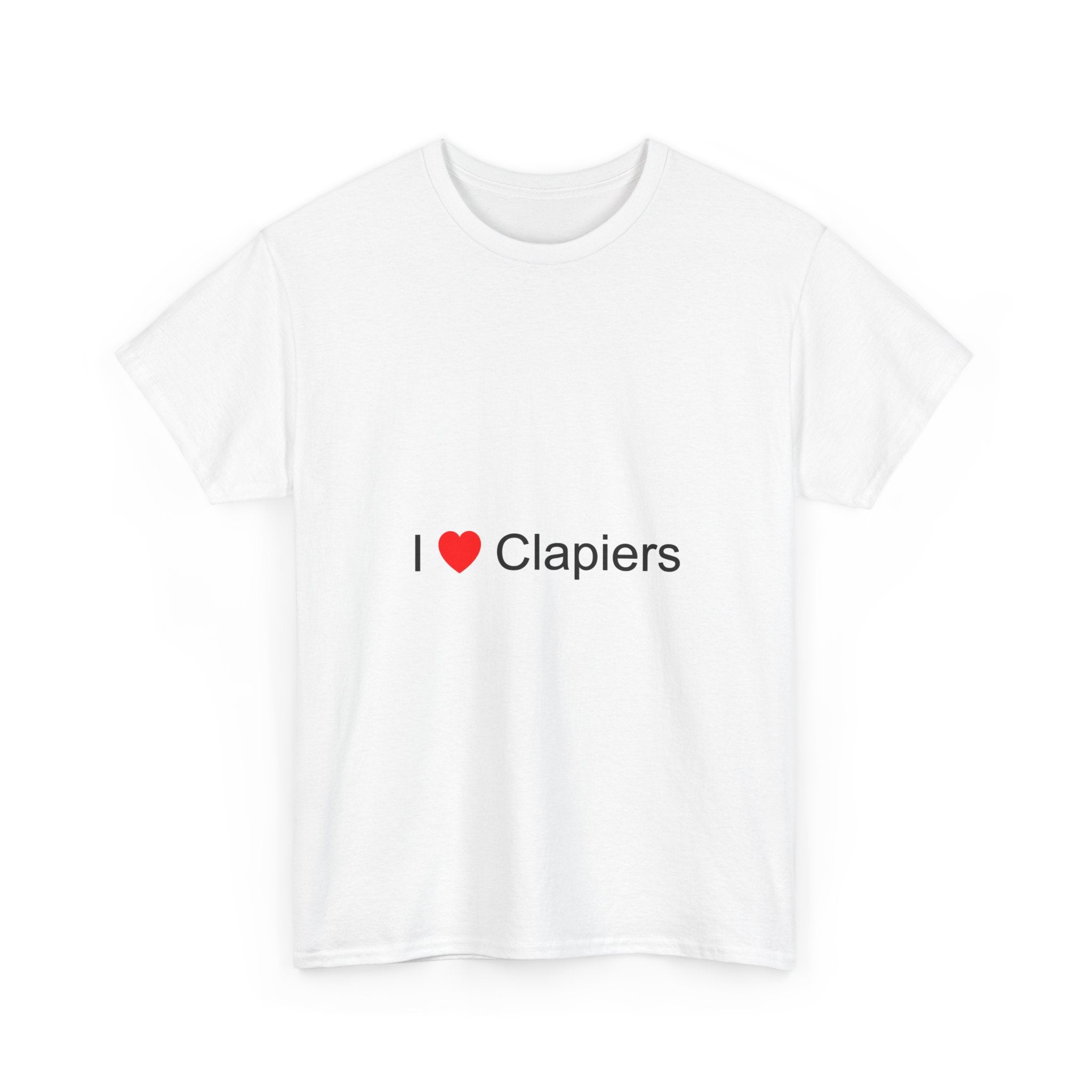 T-shirt I love clapiers