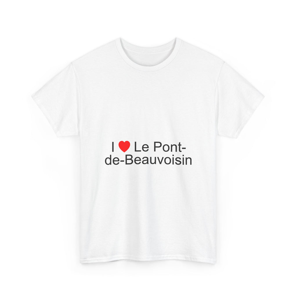 T-shirt I love le pont-de-beauvoisin
