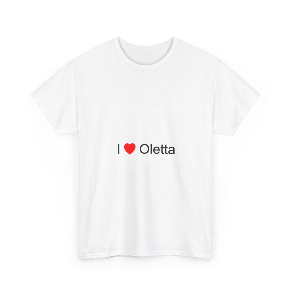 T-shirt I love oletta