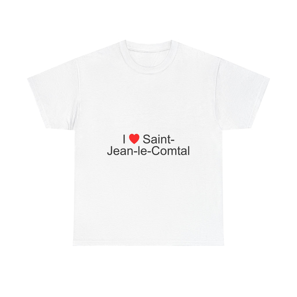 T-shirt I love saint-jean-le-comtal